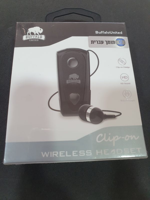 אוזנייה אלחוטית עם חוט נשלף Buffalo