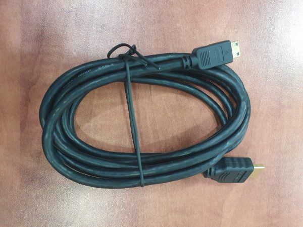 ⁦כבל איכותי מיני HDMI ל-HDMI.⁩ – תמונה ⁦2⁩