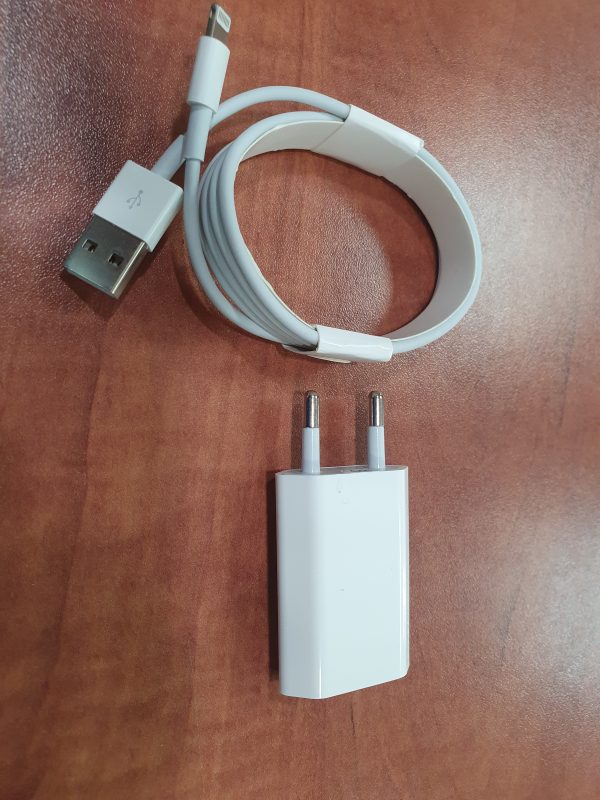 ראש נטען וכבל אייפון USB