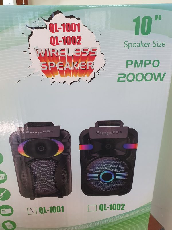 ⁦רמקול קריוקי אלחוטי QL-1001⁩ – תמונה ⁦2⁩