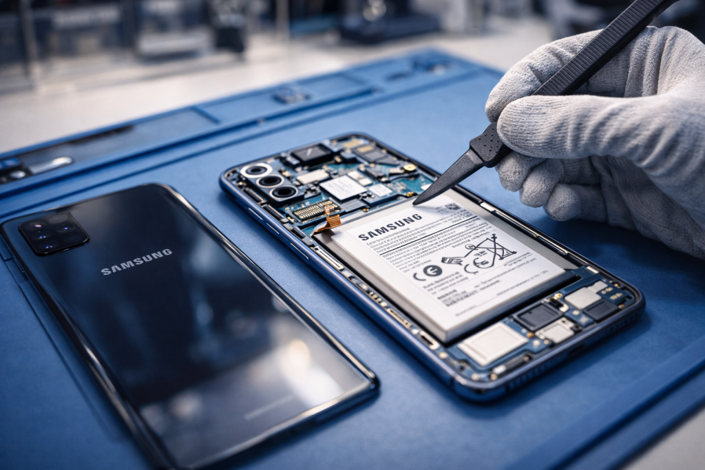 החלפת סוללה למכשיר אנדרואיד