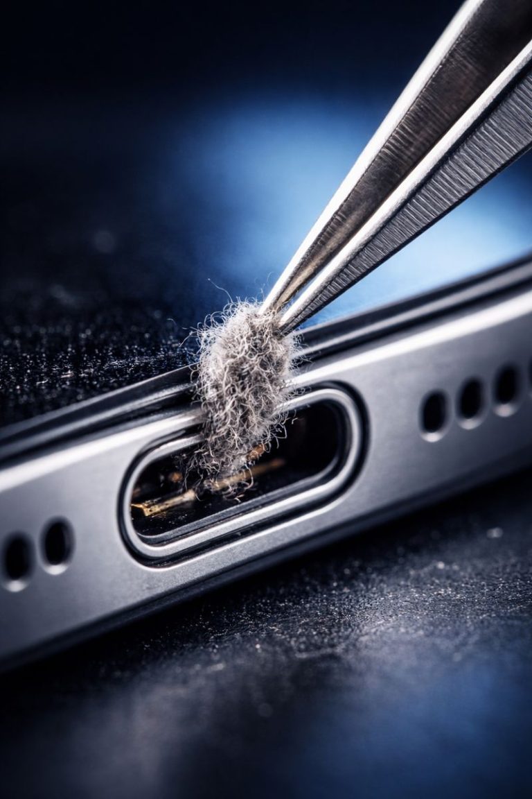 ניקוי שקע טעינה במעלות תרשיחא