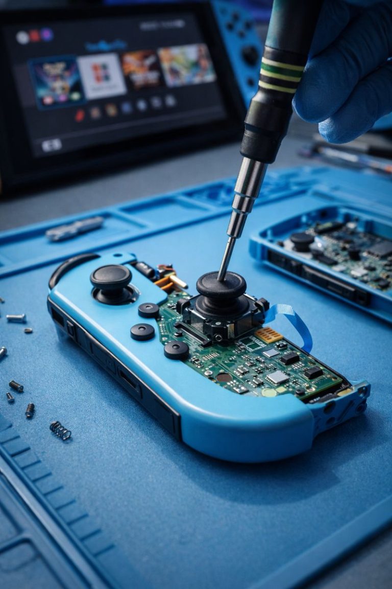 תיקון נינטנדו סוויטש במעלות